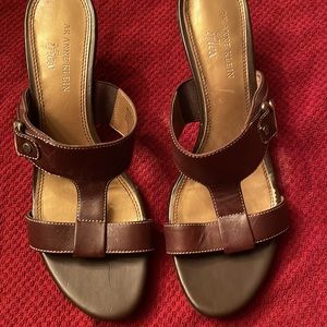 And Klein I flex leather sling back shoe